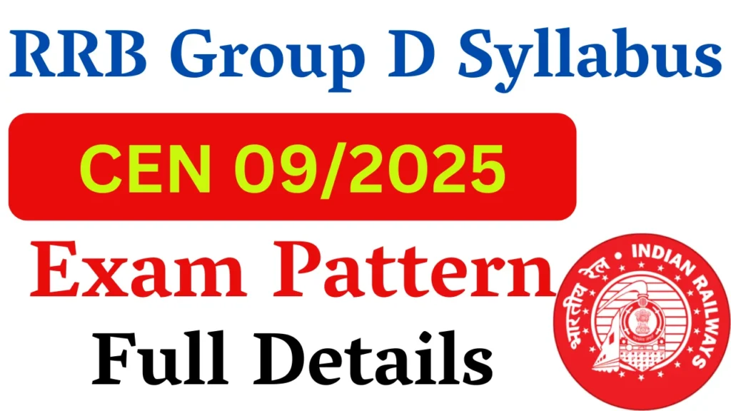 RRB Group D syllabus 2026