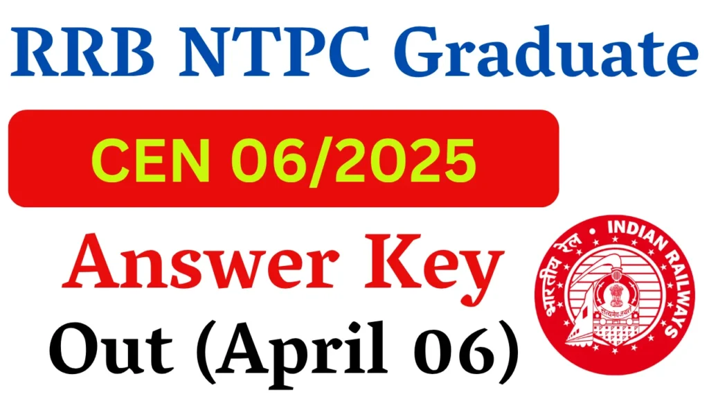 RRB NTPC Graduate Answer Key 2026