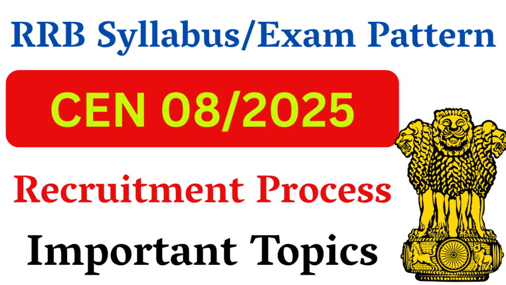 RRB Isolated Category syllabus 2026