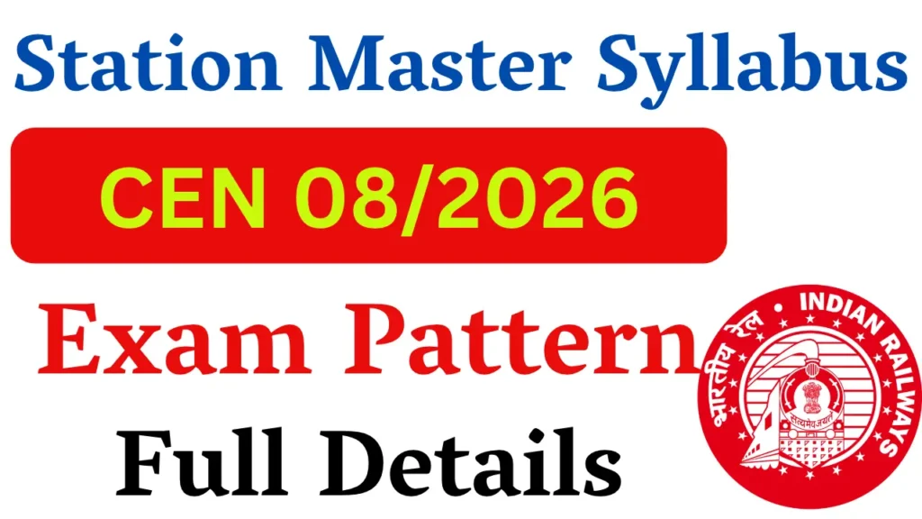 RRB Station Master syllabus 2026